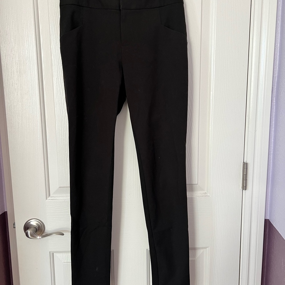 Rachel Roy black slacks high waist, in excellent condition. 26 inches waist
